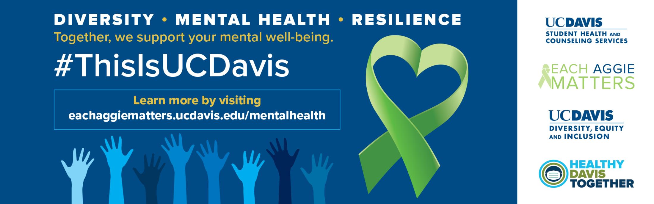Mental Health #ThisIsUCDavis web banner